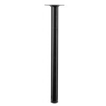 Pied De Meuble Rond H.40 Cm Diam.3 Cm Noir - Hettich - Bricoman