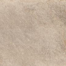 Dalle Carrelage Extérieur Effet Pierre L.60 X L.60 Cm - Regent Ivory