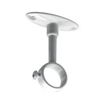Support Pour Tube Rond Diam. 19 Mm Blanc