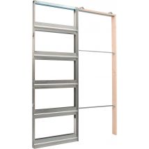 Système À Galandage En Kit Pour Porte De Larg.83 Cm Avec Kit D'Habillage - Protek