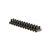 Barrettes 4mm² Noir 12 Plots
