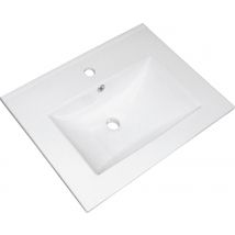 Plan Vasque Céramique "lineo" 60 Cm