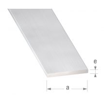 Profilé Plat Aluminium 15x2mm L.1 M - Cqfd