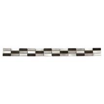 Listel Carrelage Mural Décor Alu Brossé L.60 Cm