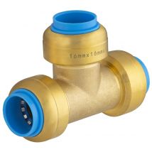Raccord Té Universel Cuivre / Multicouche / Per Automatique Diam.16 Mm - Tout Push - Bricoman