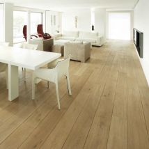 Parquet Bois Massif Chêne Naturel Larg.13 Cm