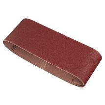 5 Abrasifs Bande 75x457 Mm Grain 40 Pour Ponceuse À Bande - Norton