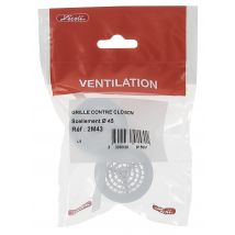 Grille De Ventilation Contre-cloisons Maçonnerie Diam.38 Mm Lot De 2- Nicoll