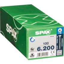 Vis Bois Diam. 6 X 200 Mm Boîte De 100 - Spax - Bricoman