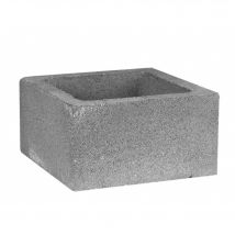 Elément De Pilier À Enduire Gris L.36 X P.36 X H.20 Cm