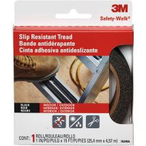 Bande Antidérapante Adhésif Usage Intensif Noir 4,5 M X 25 Mm - 3m