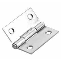 Charnière Avec Tige Amovible Zingué 38 X 36 Mm 2 Pièces - Hettich - Bricoman