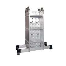 Echelle Avec Plateau Multiposition4 Plans X 3 Marches H.3,34 M - Tubesca Comabi - Bricoman