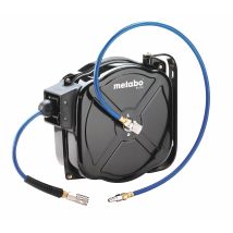 Enrouleur Mural Tuyau Pneumatique Pour Compresseur Sa312 Long.12 M Diam.int.8 Mm Raccord 1/4" - 628824000 Metabo - Bricoman