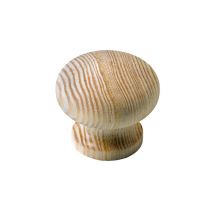 Bouton En Bois De Pin Brut Diam.40 Mm