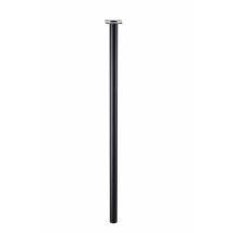 Pied De Meuble Cylindrique En Acier H.80 Cm Diam.3 Cm Noir
