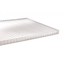 Plaque Polycarbonate Claire Ep.32 Mm L.400 X L.98 Cm - Bricoman