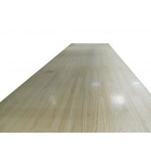 Plan De Travail Lamellé Collé Abouté Arrondi L.2500 X P.650 X Ép.26 Mm - Pin - Bricoman