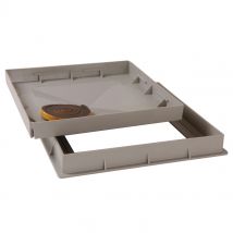 Tampon À Carreler Pour Regard Béton 400 X 400 Mm