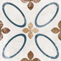 Carrelage Sol Intérieur Effet Carreau De Ciment L.20x L.20cm - Loop Cementina Caldo