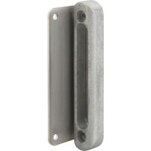 Gache Serrure Applique Réversible Aluminium Portail