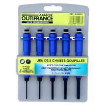 Lot De 5 Chasse-goupilles Long.2 À 6 Mm - Outifrance - Bricoman