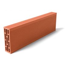 Planelle R = 0,3, Ep.6,5 X H.20 X P.57 Cm