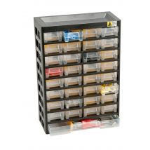 Casier De Rangement Mural 33 Tiroirs Amovibles - Allit