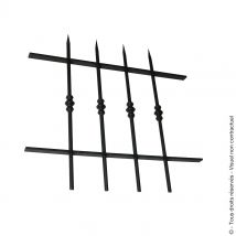 Grille Nordet H.0,75 X L.0,4 M