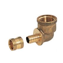 Raccord Coude Femelle F.15x21(1/2'') Per À Glissement Diam.16 Mm - Comap - Bricoman