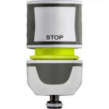 Raccord Rapide Plastique +stop 19mm Fitt