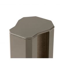 5 Chapeaux Pour Poteau Alu Gris