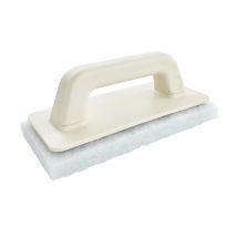 Frottoir Avec Tampon Abrasif Blanc Et Noir