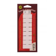 Lot De 32 Taquets D'Assemblage Tablette Blanc - Bricoman