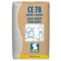 Colle-enduit Pour Joint Ce78 Rapide 4h Sac De 25 Kg - Semin