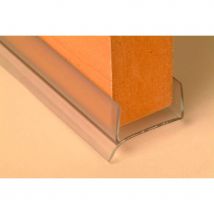 Profil Pvc Rigide À Lèvre Transparent Ép. 16-19 Mm / Long.260 Cm