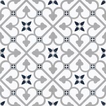 Carrelage Sol Intérieur Effet Carreau De Ciment L.45x L.45cm - Brighton