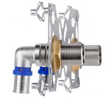 Kit De Fixation Robinetterie Double Pour Installation En Multicouche À Sertir Diam.16 Mm Easyfix - Bricoman