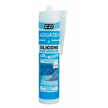 Mastic Silicone Blanc 310 Ml Aquatex - Geb