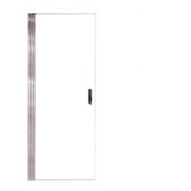 Paroi De Douche Pivotante Chromée L.100 X H.200 Cm Verre Trempé Transparent Ep.8 Mm - Antibes