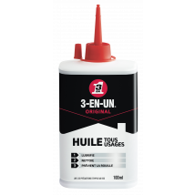 Huile Burette Tous Usages 100ml - 3-en-un