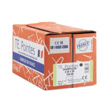 Crampillon Lisse Galva Diam.3,5xl.35 Mm Boite De 5kg - Bricoman