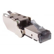 Plug Rj45 Rotatif Cat6a Blinde 360° Sans Outils Mmc