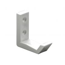 Patère Plastique Blanc 50 X 18 X 58 Mm - Hettich