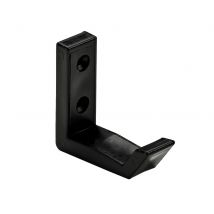 Patère Plastique Noir 50 X 18 X 58 Mm - Hettich