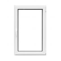 Fenêtre Aluminium H.65 X L.60 Cm Ouvrant À La Française 1 Vantail Tirant Droit Blanc