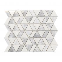 Mosaique 28.2 X 24.4 Cm Mix Marbre Blanc/gris