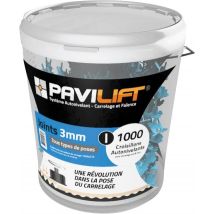 Croisillons Autonivelants À Vis Pour Carrelage Ep.3 Mm En I - Pavilift (seau De 1000) - Bricoman