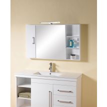 Spot Led Pour Miroir De Salle De Bain Chromé 30 Cm Fondi