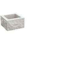 Bloc Pilier Blanc L.30 X P.30 X H.16,7 Cm - Weser